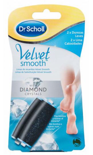 Velvet Smooth Express Pedi com substituição de cristais de diamante