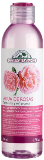 Toner para água de rosas 200 ml