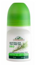 Desodorante Roll on com óleo da árvore do chá australiano 75 ml