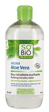 Aloe Purificador de Água Micelar - Pele oleosa 500 ml.