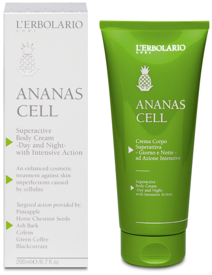 Anannas cell cream body sonhando dia e noite com intensa ação