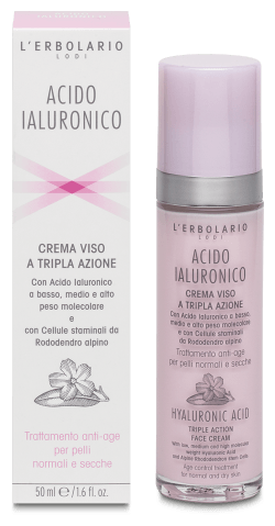 Creme facial triplo ação para pele seca