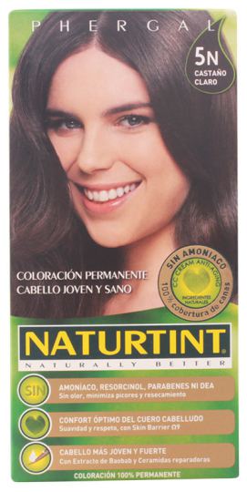 5N cor de cabelo castanho claro natural