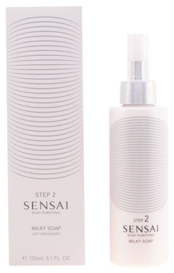 Sabão leitoso Purificante Sensai Silky passo 2 150 ml