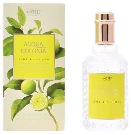 Acqua Colonia Limão e Noz-moscada Eau de Cologne Respingo Spray 50 ml