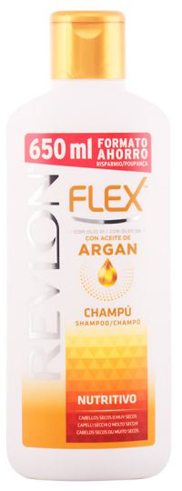 Champô Nutritivo Flex com Queratina e Óleo de Argan 650 ml