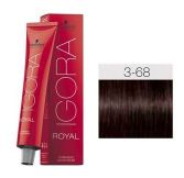 Royal Permanent Dye 3/68 Castanho escuro castanho vermelho 60 ml