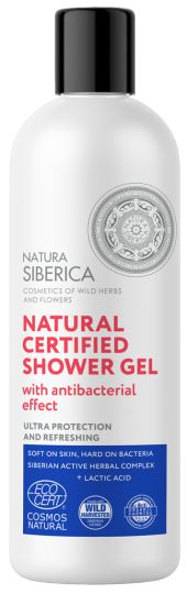 Efeito higienizante em gel de banho natural certificado 400 ml