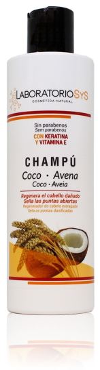 Champô de Coco e Farinha de Aveia com Queratina 250 ml