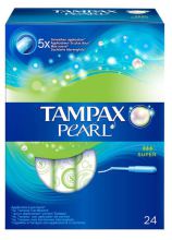 Pearl Super Tampon 24 unidades