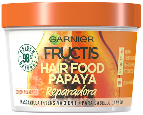 Máscara de Mamão Fructis Hair Food 390 ml