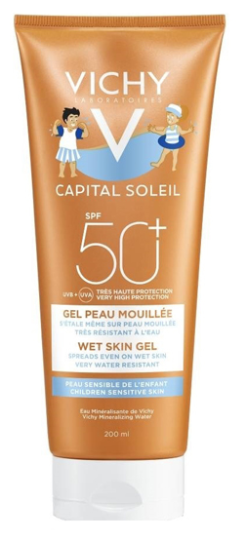 Gel de Pele Molhada de Solo Capital Crianças spf 50+ 200 ml