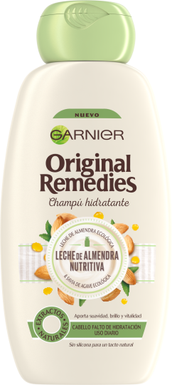 Remédios originais xampu de leite de amêndoa 300 ml