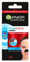 SkinActive Pure Active tiras de carvão activo anti-cabeças negras