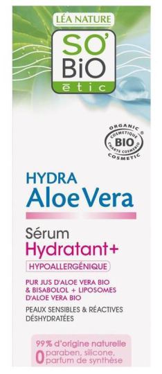 Hydra Aloe Vera soro Hidratante de Pele Sensível 30 ml