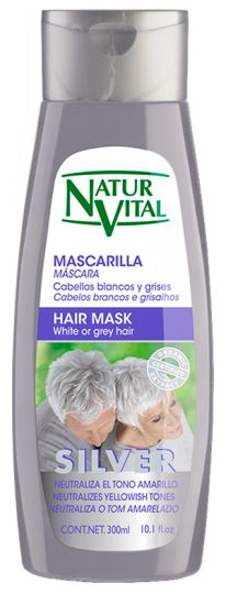 Máscara Prata Cabelo branco ou cinza 300 ml