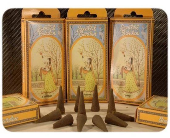 Incenso de jardim perfumado Natural Cone