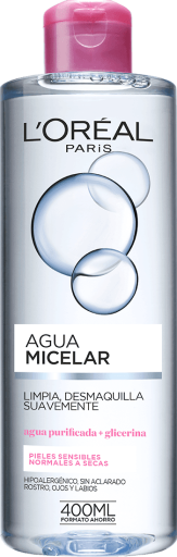 Água Micelar De Limpeza Suave Pele Sensível 400 ml