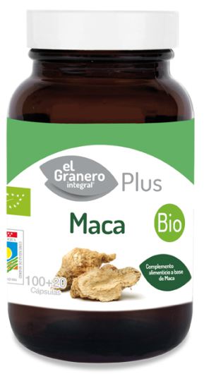 Maca bio 100 + 20 cápsulas