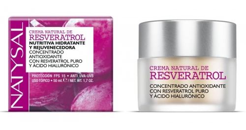 Natural Resveratrol e Ácido Hialurônico Creme 50 Ml