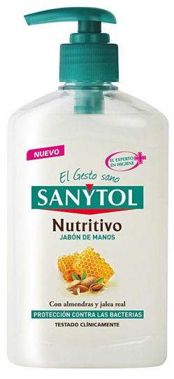 Dosador de sabonete nutritivo antibacteriano para as mãos 250 ml