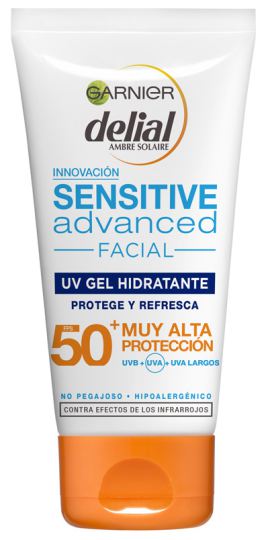 Sensitive Advanced Gel Facial Spf50 + 50 ml Facial Traducciones de facial AdjetivoFrecuencia facial