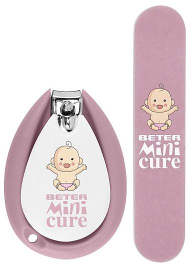 Mini Cure Baby Nail Care Rosa 2 unidades