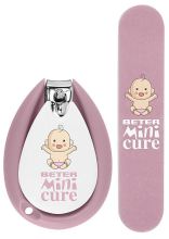 Mini Cure Baby Nail Care Rosa 2 unidades