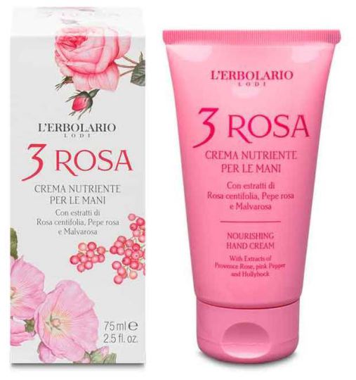 3 Rosas Nata nutritiva para as mãos 75 ml