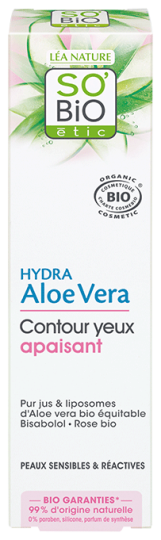 Contorno Calmante dos Olhos Bisabolol & Aloe vera bio 15 ml