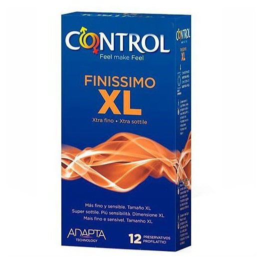 Controle Preservativo Adapta Finissimo Xl 12 uds