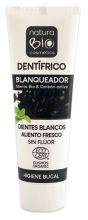 Creme dental Whitening Mint Bio &amp; Carbon ativo sem Fluor 75 ml