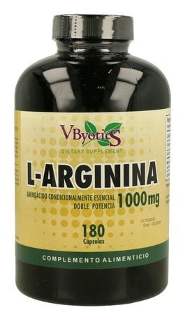 L-Arginina 1000 mg. 180 caps.