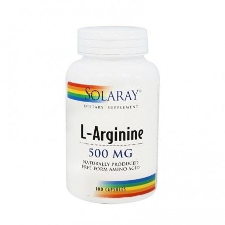 L- Arginina 500 Mg 100 Cápsulas