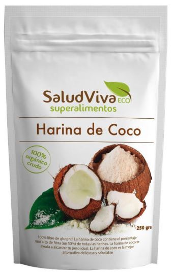 Farinha ecológica de coco 250 gr