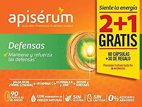 Apisérum Defenses Pack 60 cápsulas + 30 cápsulas presente