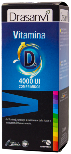 Vitamina D3 4000 IU 90 comprimidos