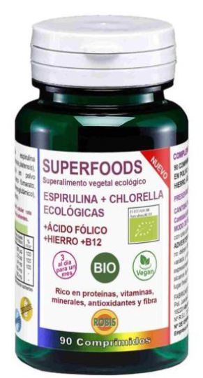 Spirulina+Clorella Bio 90 Comprimidos