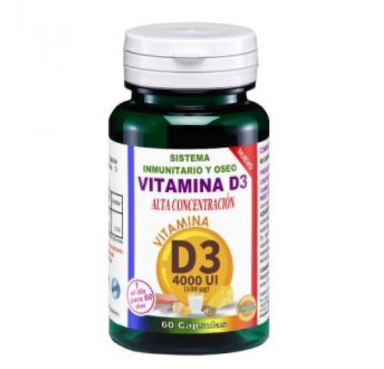 Vitamina D3 60 Cápsulas