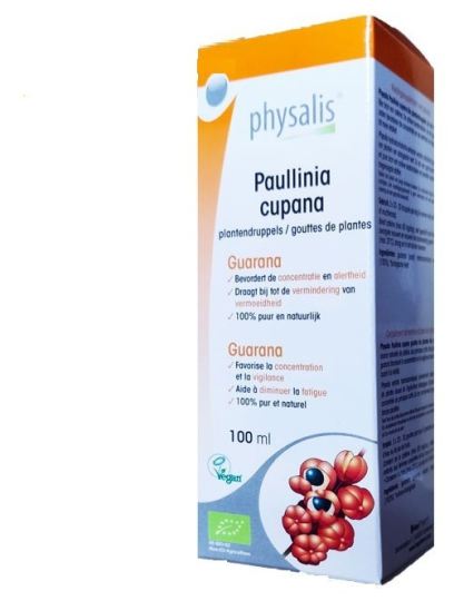 Physalis Paullina cupana guaraná 100 ml ext bio