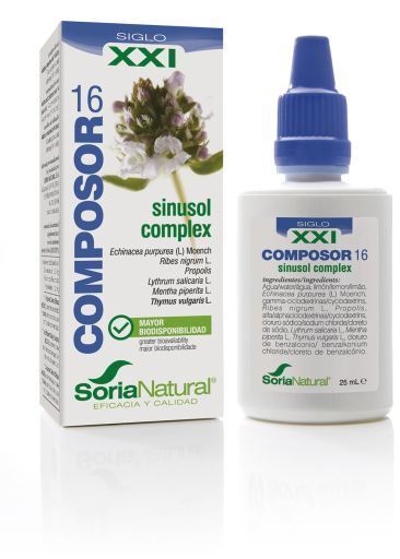 Compositor 16 Complexo Sinusol 25 ml