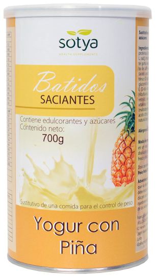 Sabor de iogurte batido com abacaxi 700 gr