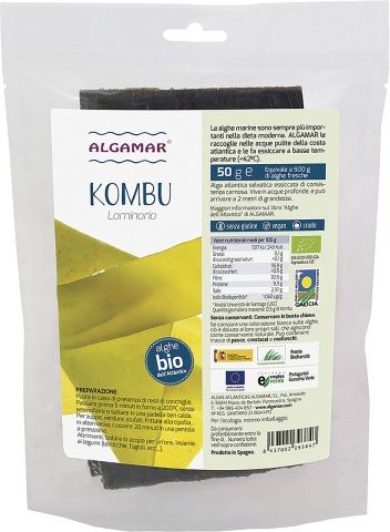 Algas marinhas Kombu 50 gr