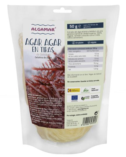 Tiras de Agar 50gr