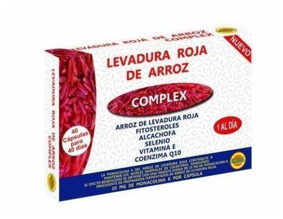 Levedura Vermelha e 40 cápsulas de Arroz