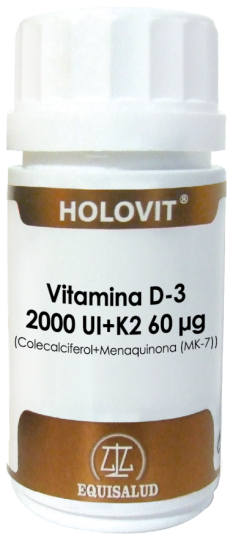 Holovit Vitamina D3 2.000 ui + K2 60 ag 50 cap