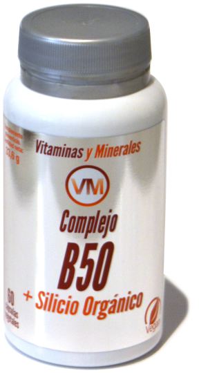 VM Complex B50 + Silicone Orgânico 60 Cápsulas