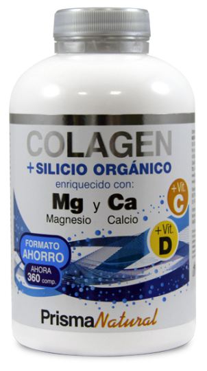 Colagénio + Silício Orgânico Mg e Ca 360 comp x 814 mg