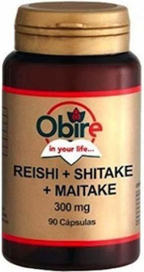 Reishi Shitake Maitake 300 mg 90 cápsulas