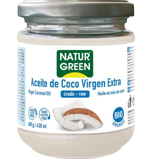 NaturGreen Oil Virgem coco Bio 400 gr